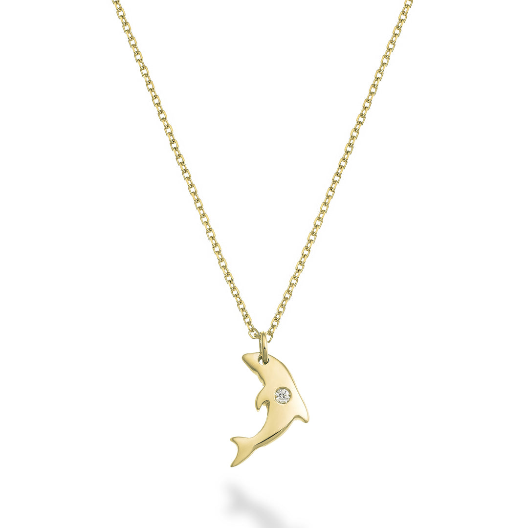 Nihama cl 18k delfino ct.0,01 oro giallo ND5136O1BR001