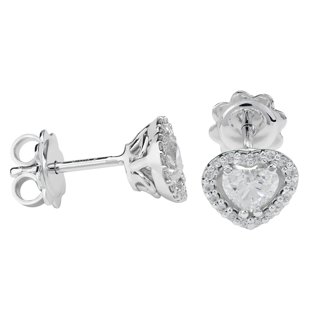 Golay-Diamant-Herzohrringe mit 1,00 ct. 0,35 und Umriss OCT003DI2D-20196110048