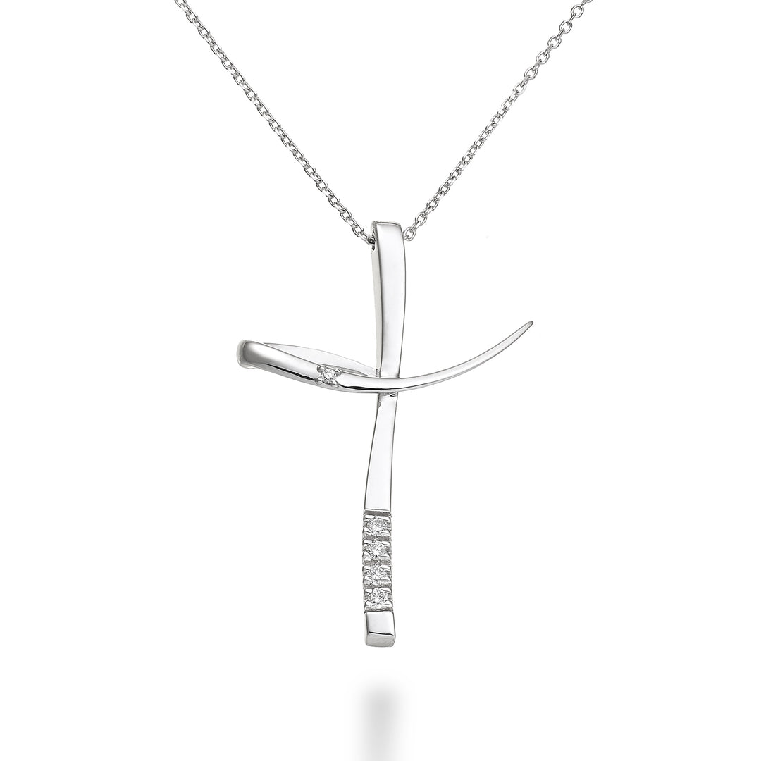Mikiko cl 18k diam. Croix de 0,05 ct MD5108O4BR005