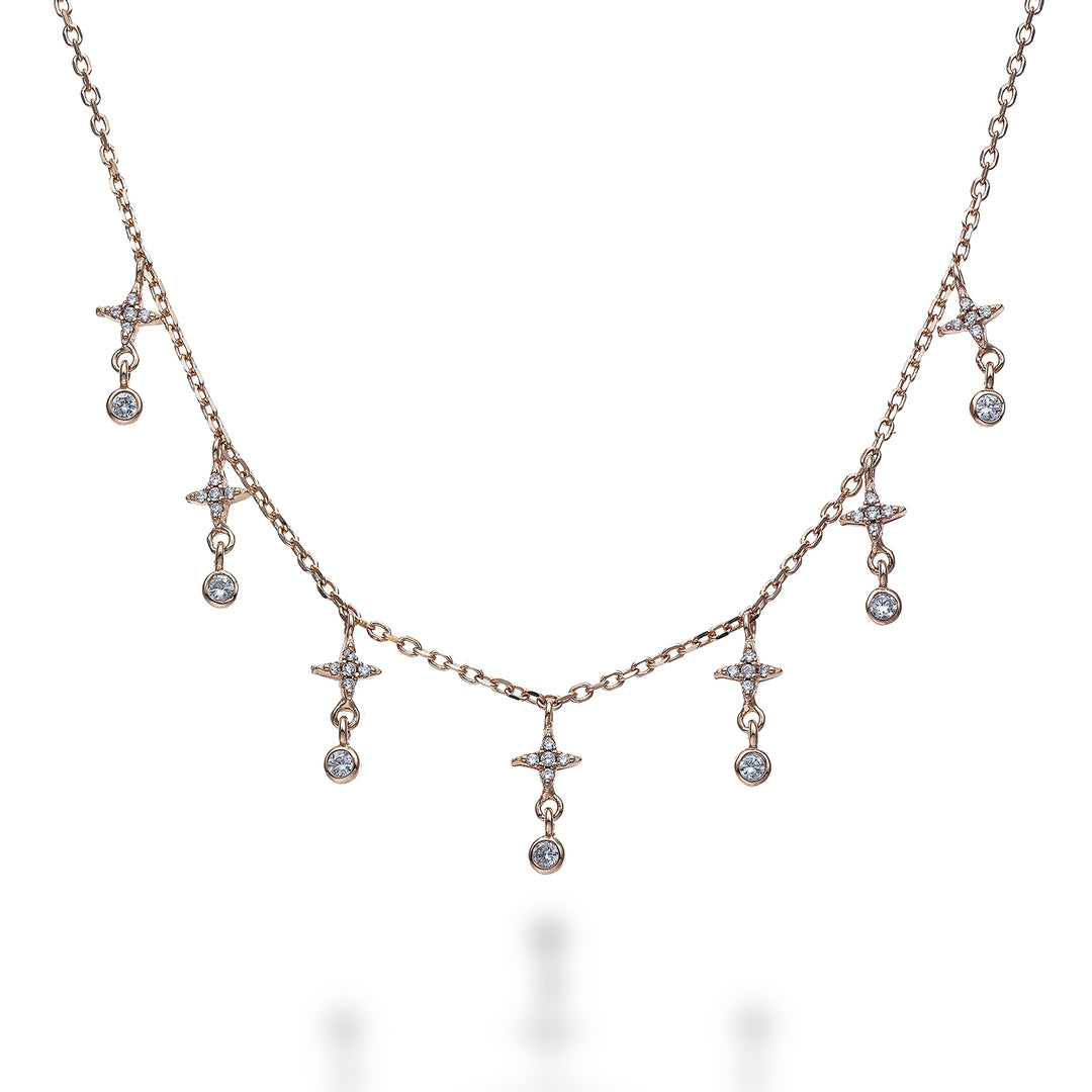 Mikiko cl ag925 pierres précieuses swarovski blanches MD7563A3BIANCO0