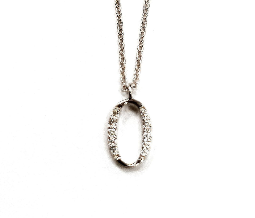 Golay cl 18k Buchstabe o großer Durchm. 0,07 ct Weißgold GDGFOO4