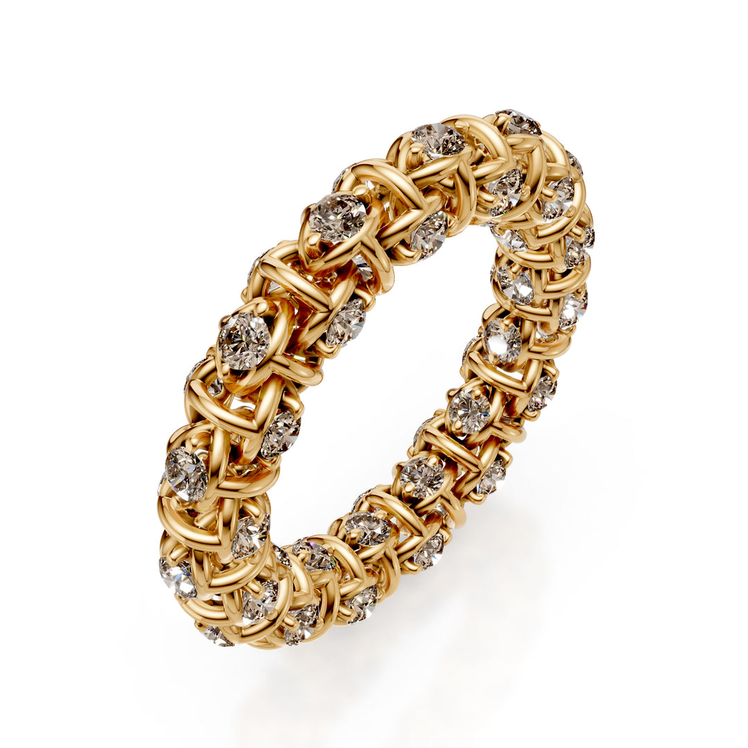 Golay soft mesh toe ring d. brown yellow gold AETD540BW0017G-13-24296110072