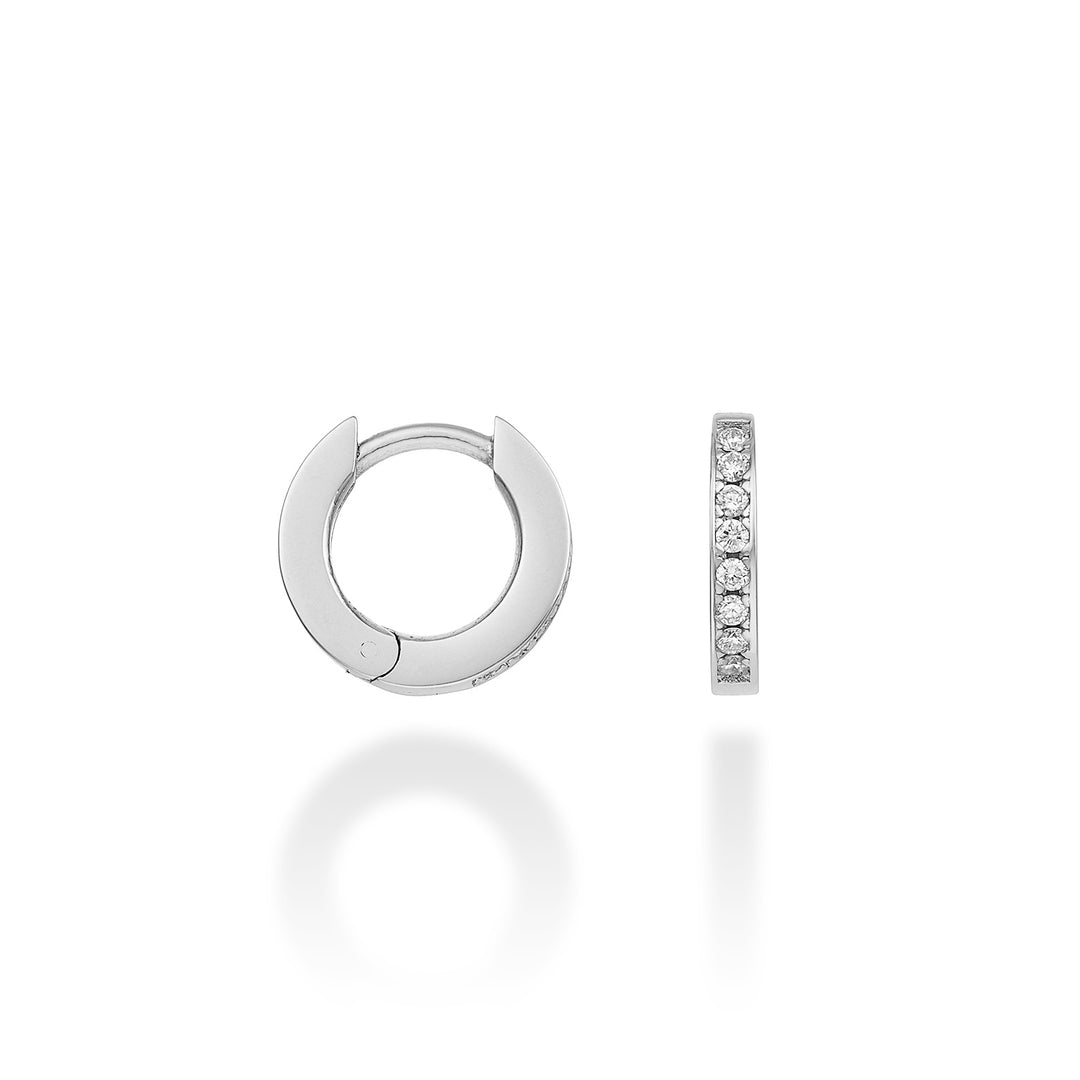 Mikiko ou diam. rond 18k. Or blanc 0,08 ct diam. est. 10mmMO5062O4BR008