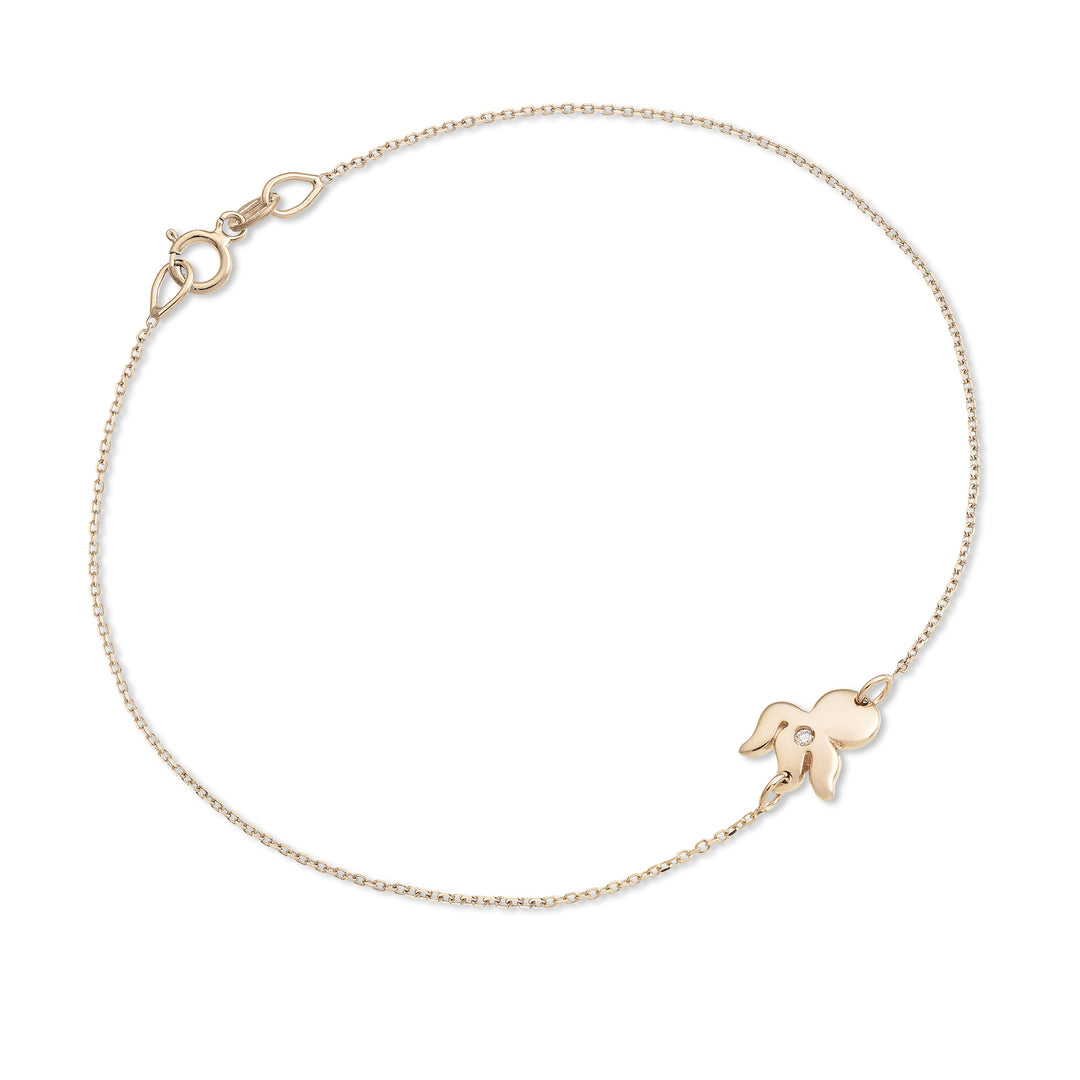 Nihama br 18k Oktopus 0,01 ct Roségold NB5049O3BR001