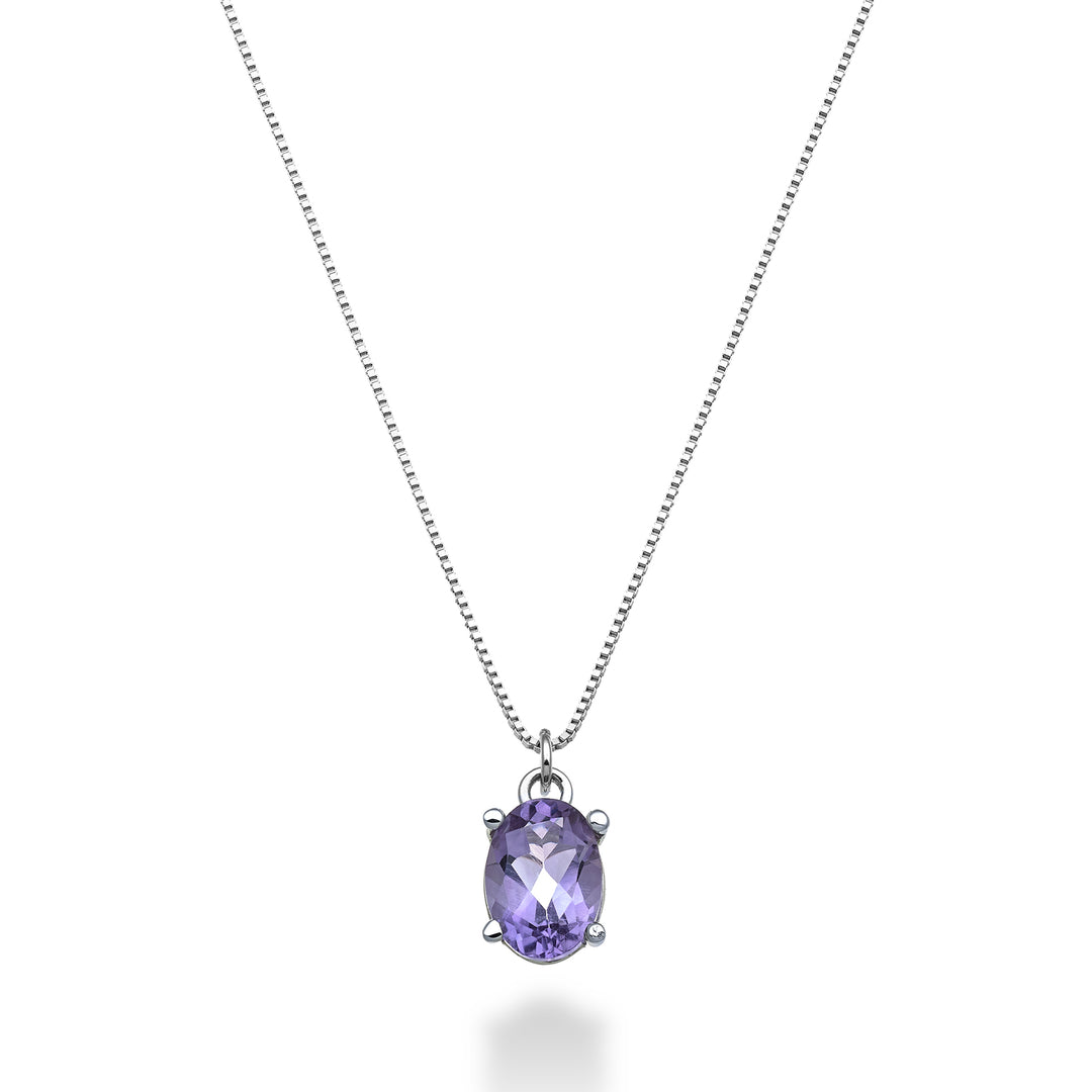 Mikiko cl 18k oval amethyst 7x5 ct.0,60 MD5141O4AMET