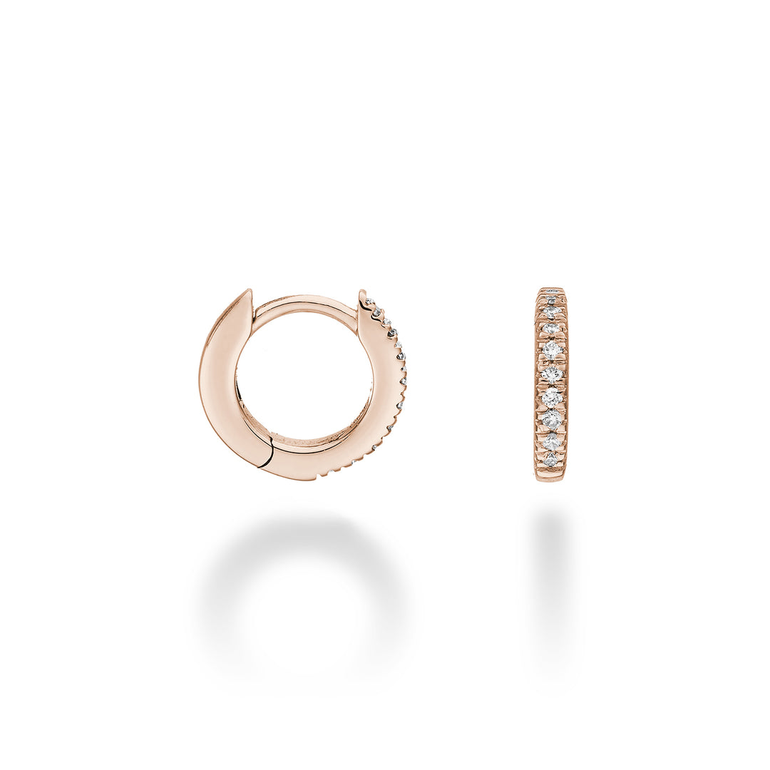 Nihama or 18k ct.0,09 mis.1 oro rosè diam. est. 10mm NO5077O3BR009-1