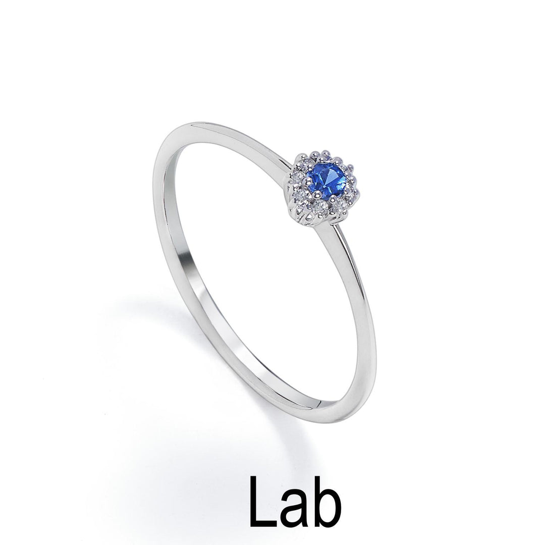 Nihama an 18k zaffiro lab ct.0,08 diam. ct.0,04 mis.1 NA5139O4ZFL008