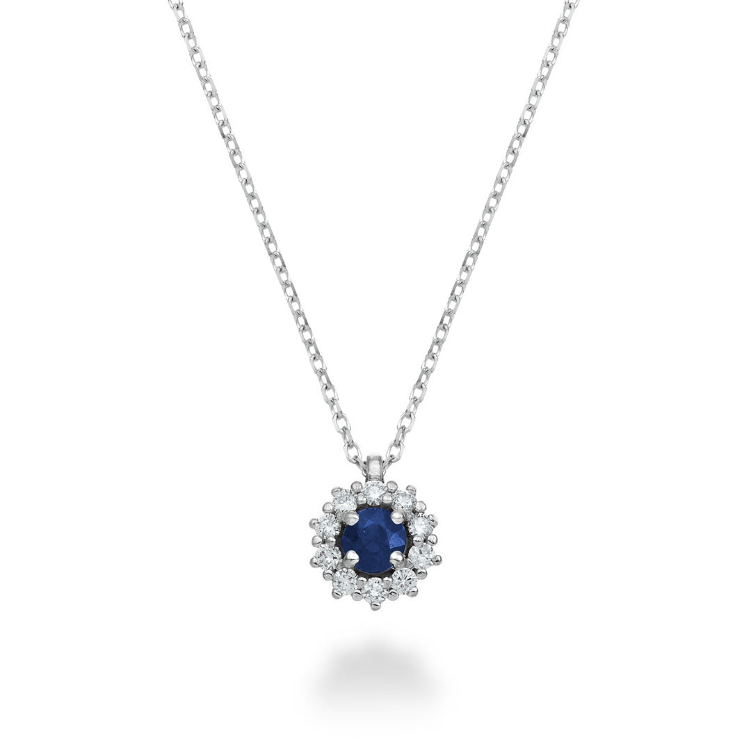 Mikiko cl 18k saphir n. 0,12 ct de diamètre. 0,07 ct taille 2 MD5085O4ZFN012