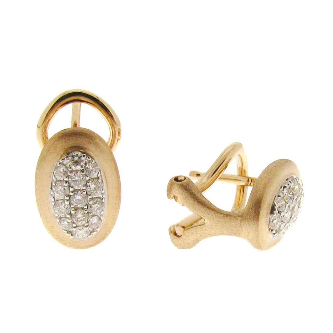 Golay oval earrings rose gold diamonds OKT173414-14190110020