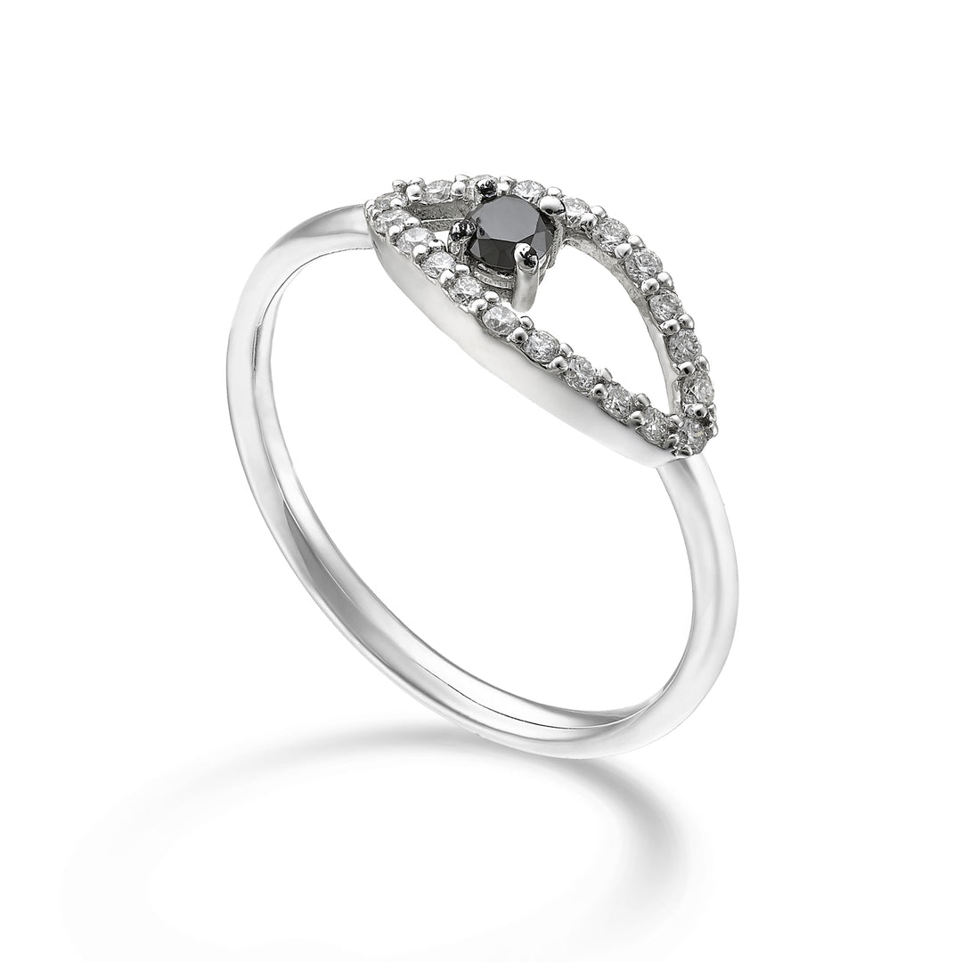 World Diamond Group, ein 18-karätiger schwarzer „Eye“-Diamant mit einem Durchmesser von 0,10 ct. ct.0,15 GA5186O4BK025