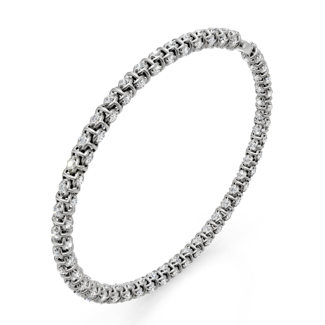 Golay soft mesh bracelet with diamonds 0.014 ct white BD540D0017B-175-25085110064