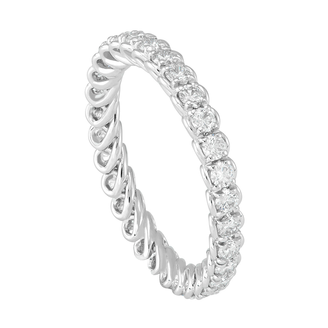 Golay linear gyro finger ring infinite love ct. 1.05 AET024100DI-21344110071