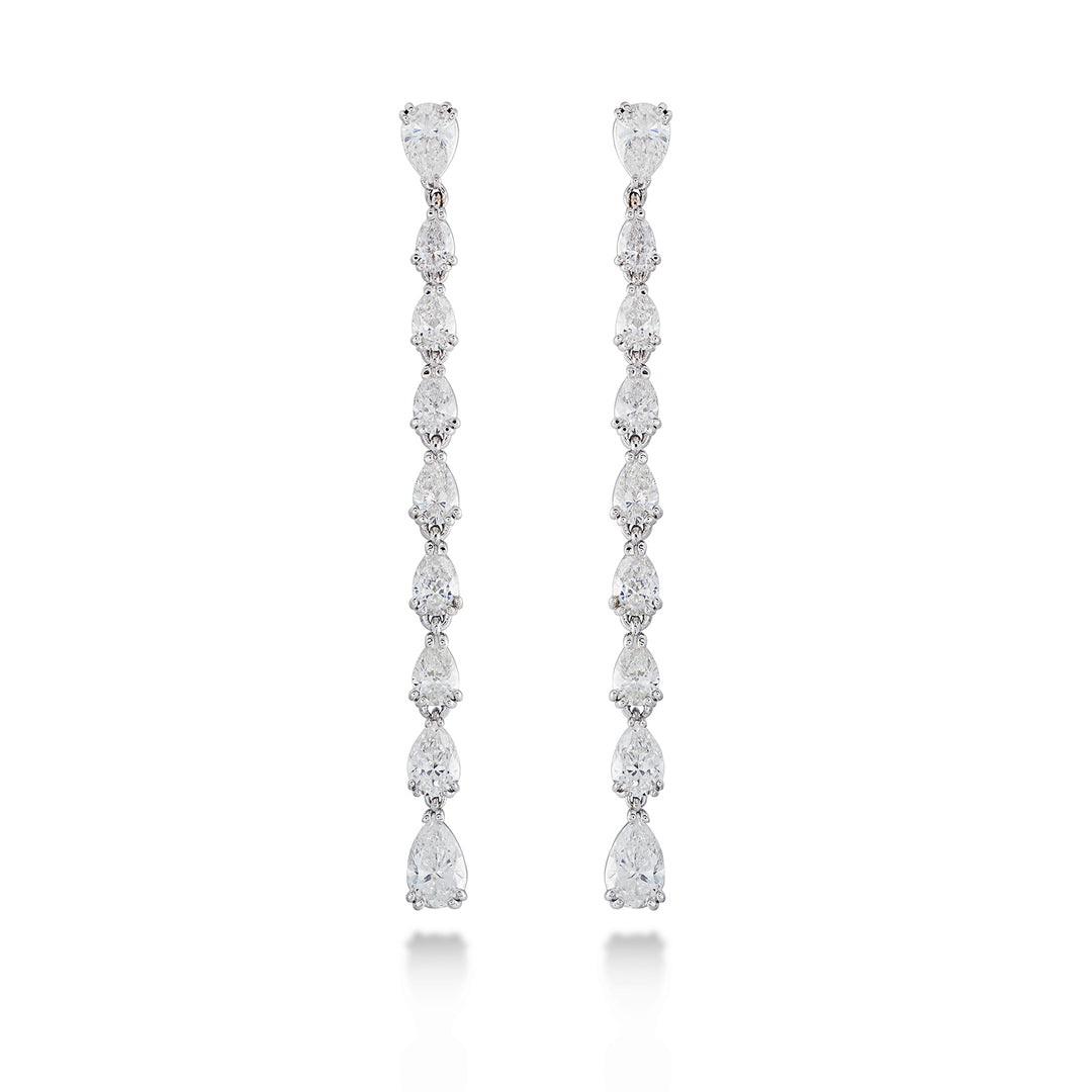 World Diamond Group scalar drop earrings diam ct. 4.00 OGOC07DI3-23020110024