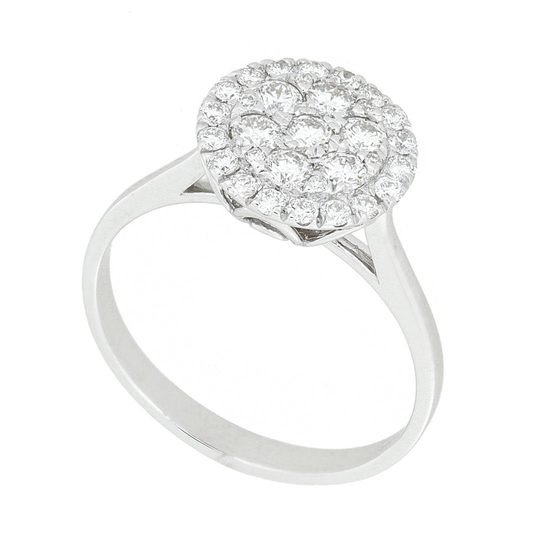 Anneau pavé rond Golay APV003DI4-24145110045