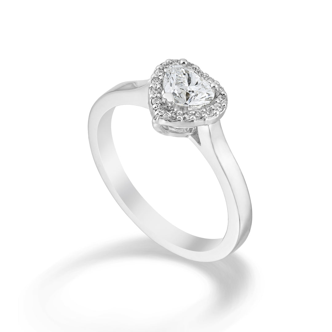 Golay Herz-Diamantring 0,60 ct mit Diamantkontur ACTHS009DI60-23339110053