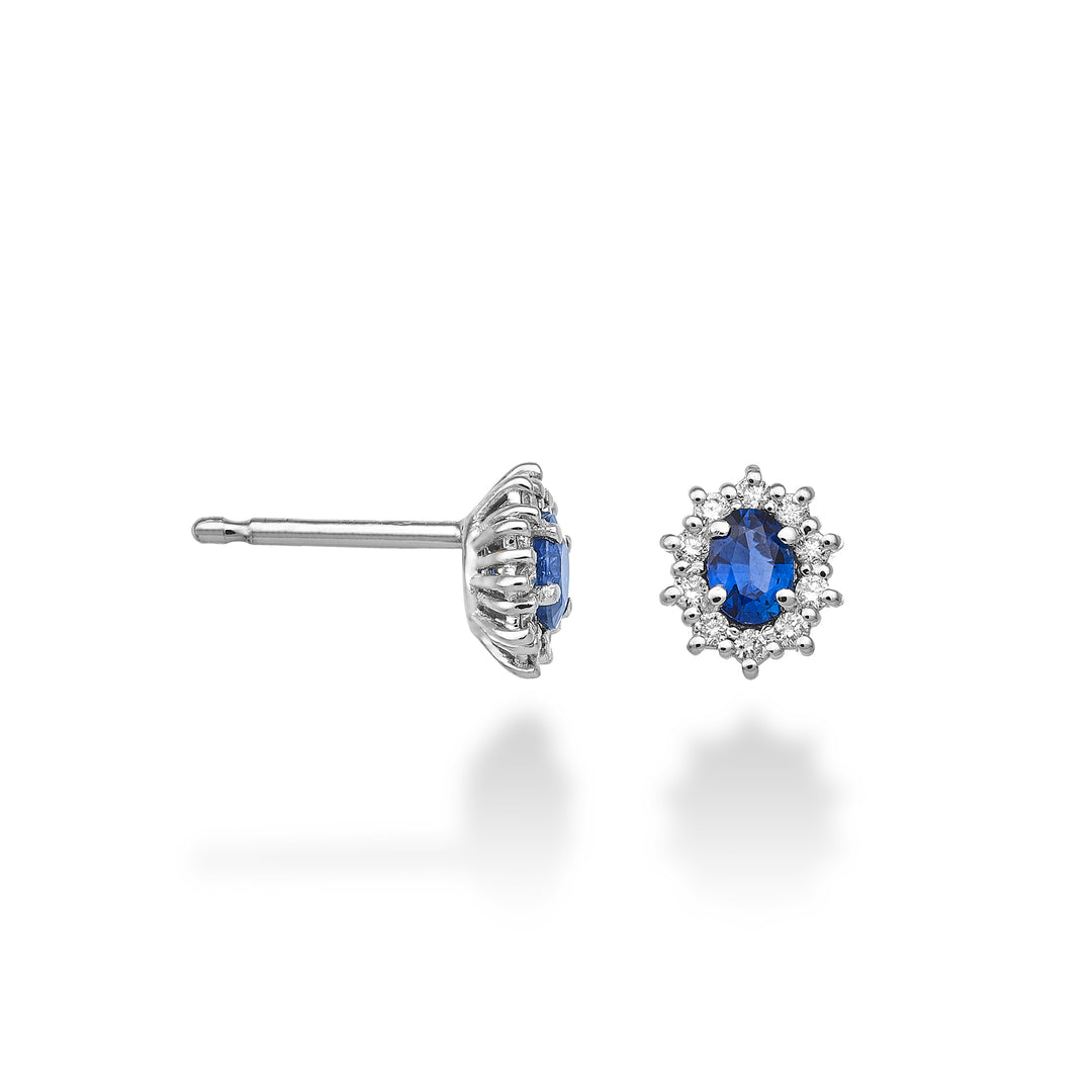Nihama oder 9k ovaler Saphir 4x3 ct.0,40 Durchm. 0,16 ct NO5103R4ZFD