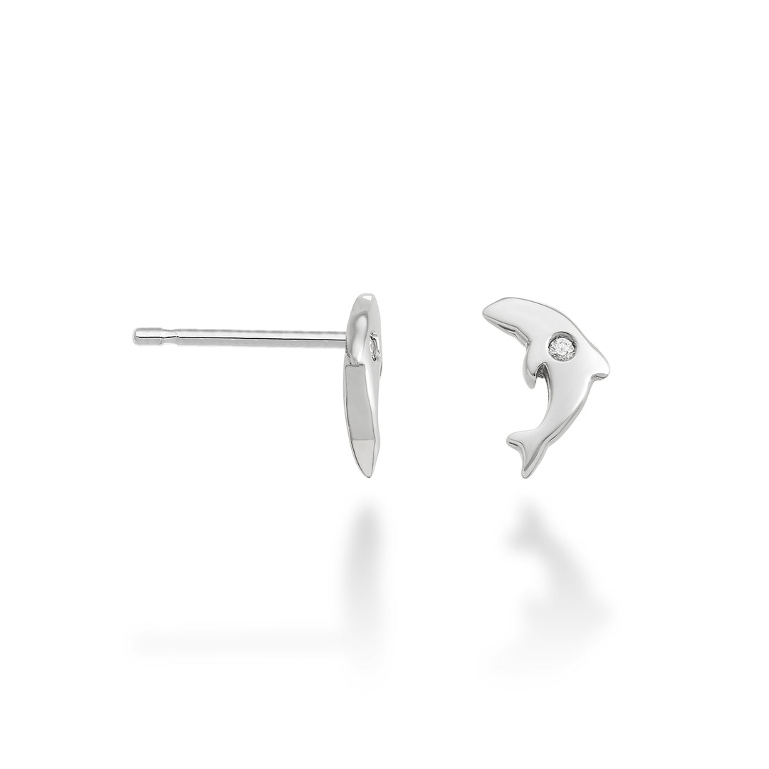 Nihama ou dauphin 18 carats 0,02 ct or blanc NO5116O4BR002