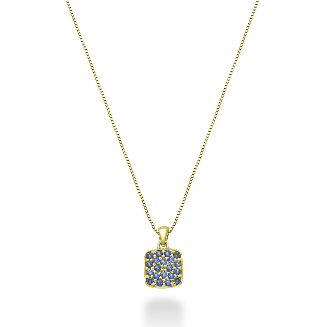 Mikiko cl 18k quadratische Saphire 0,14 ct Gelbgold MD5164O1ZFR
