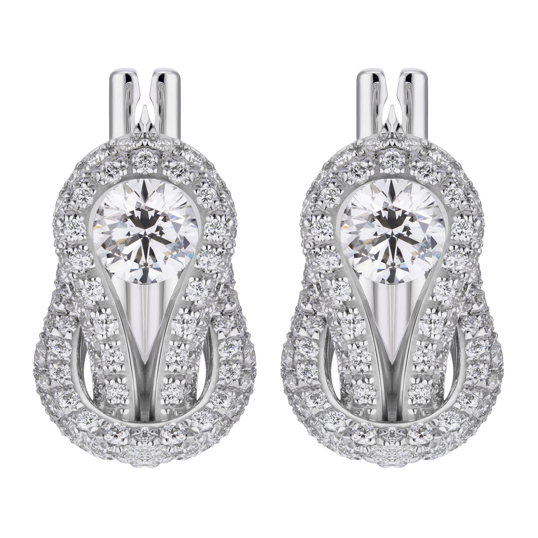 World Diamond Group Forevermark-Ohrringe Encordia Pavé mit 0,30–0,39 OCTFM011DI4-19073110096