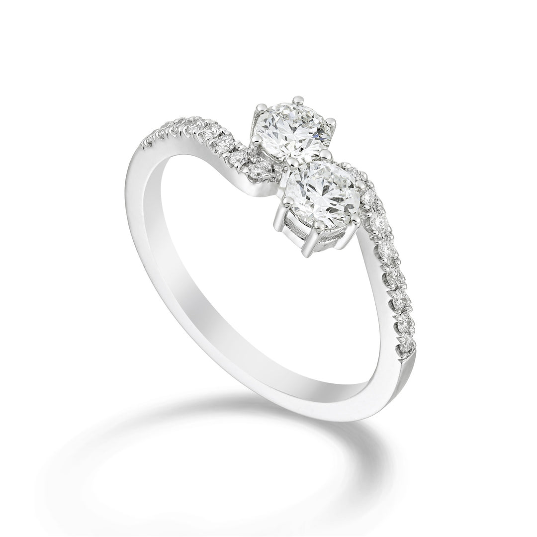 Golay bilogy ring with diamonds cen 0,40cttot shank inc ABLG001DI040-24052110084