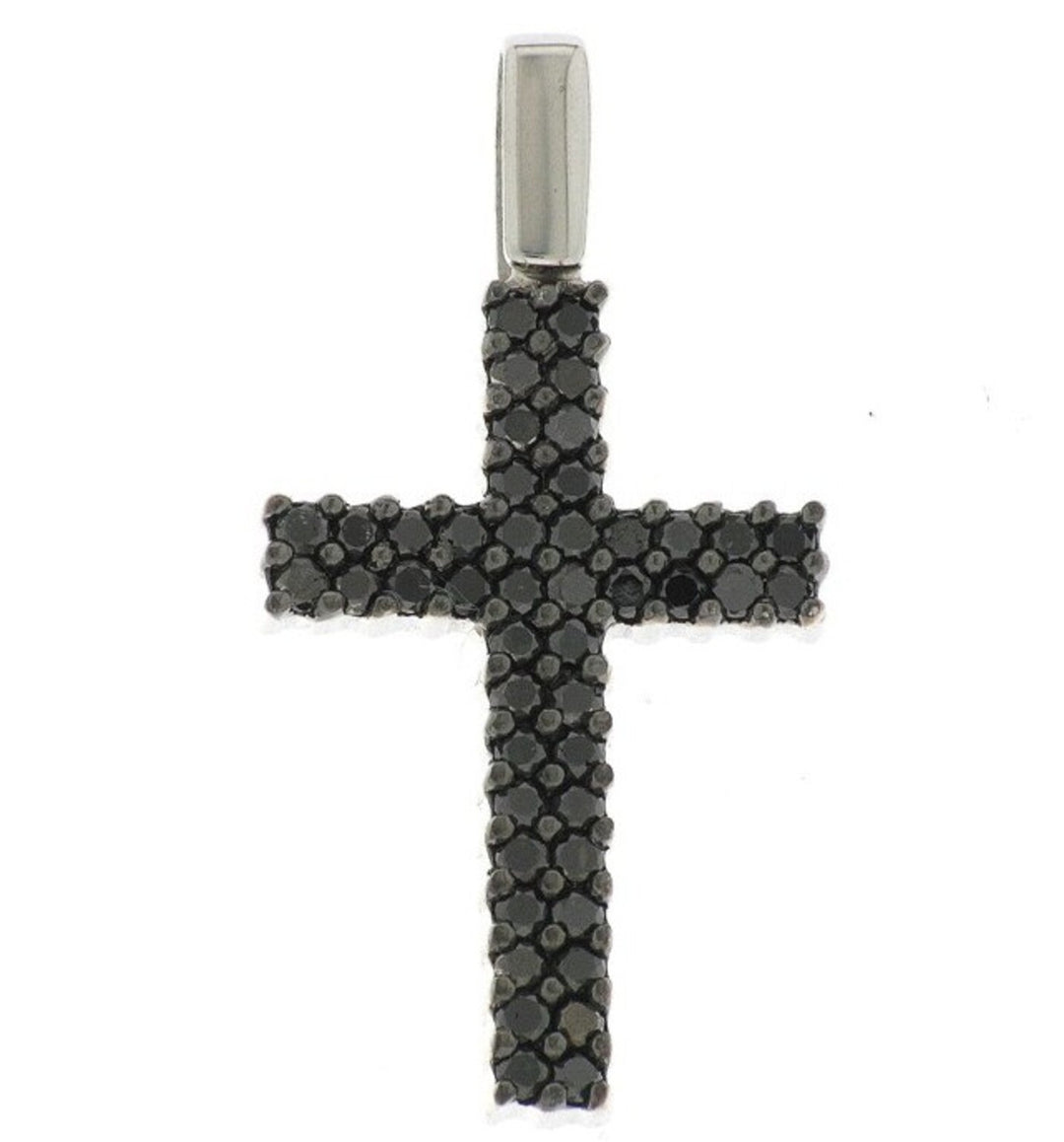 Tour de cou croix diamant noir Golay GGE002N-12174110001