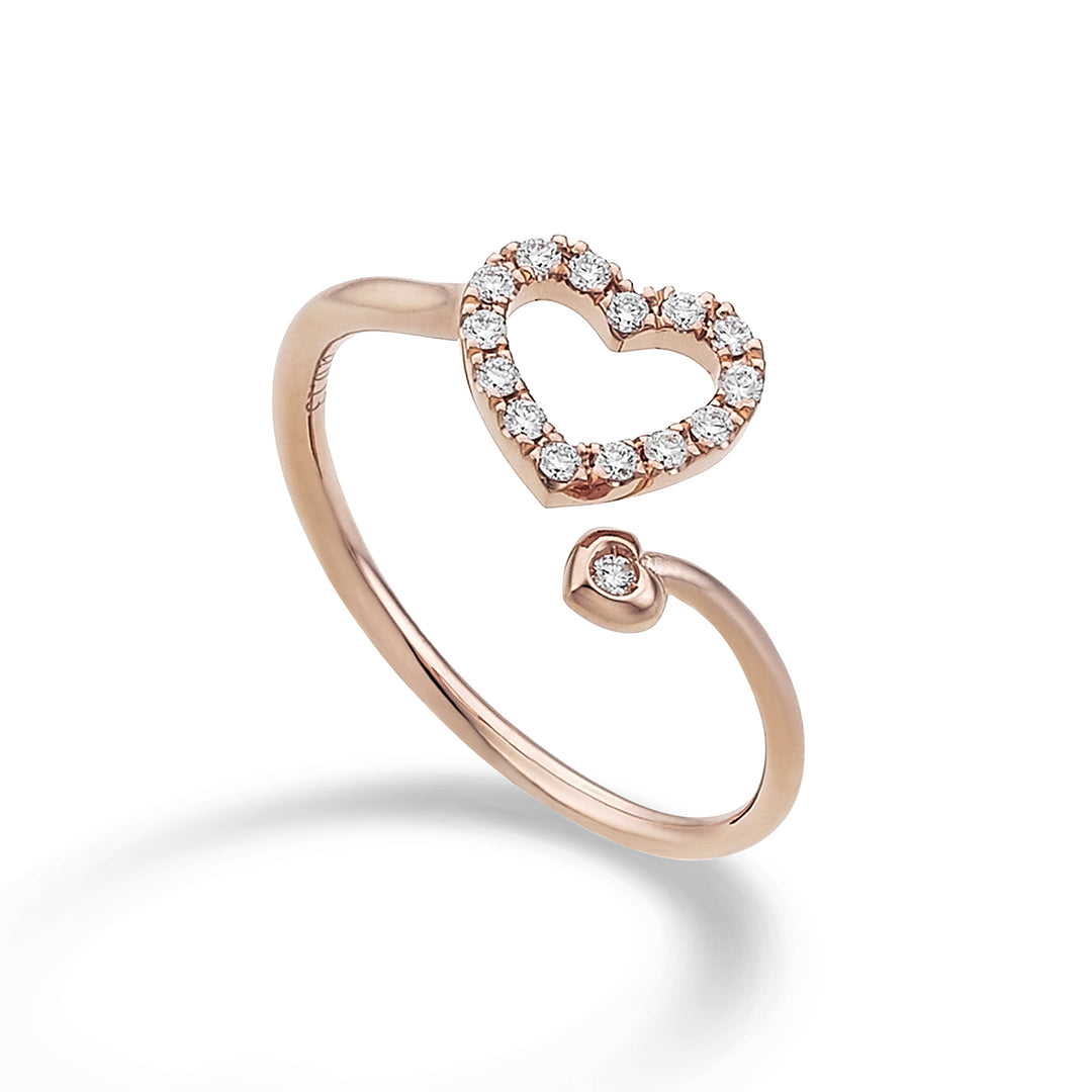 Bague Golay love me petit coeur diamants et diamant AFCU004DI1-21354110012