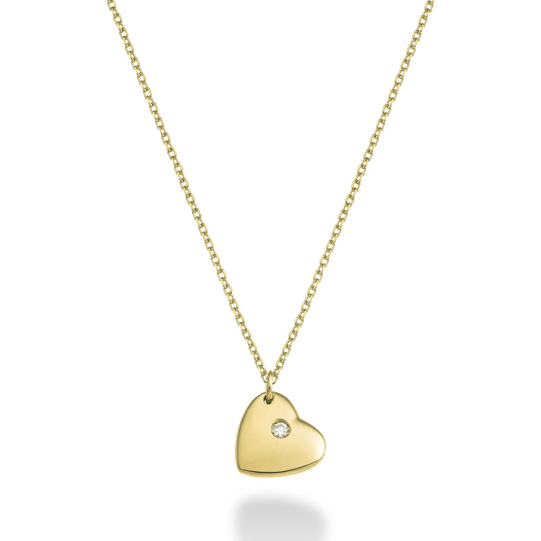 Mikiko cl 18k heart 0.01 ct yellow gold MD5127O1BR001