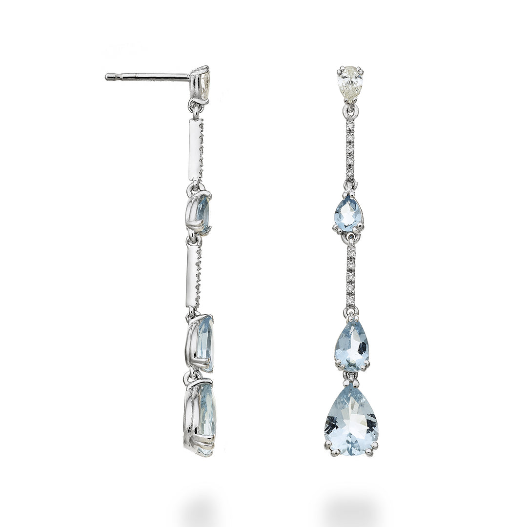 Golay orecchini pend acquamarine goccia scalari e barr. OCL197DAQP68-23264110043