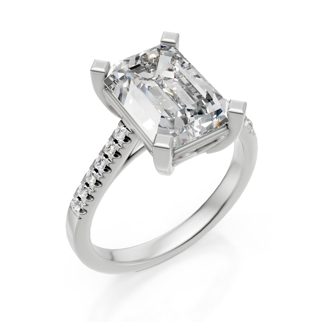 X-Diamond an 18kt lab g.d. tot. ct.2,66 cent. ct.2,56 ottagono+gambo incassato XXDAPU064O4OTBI266