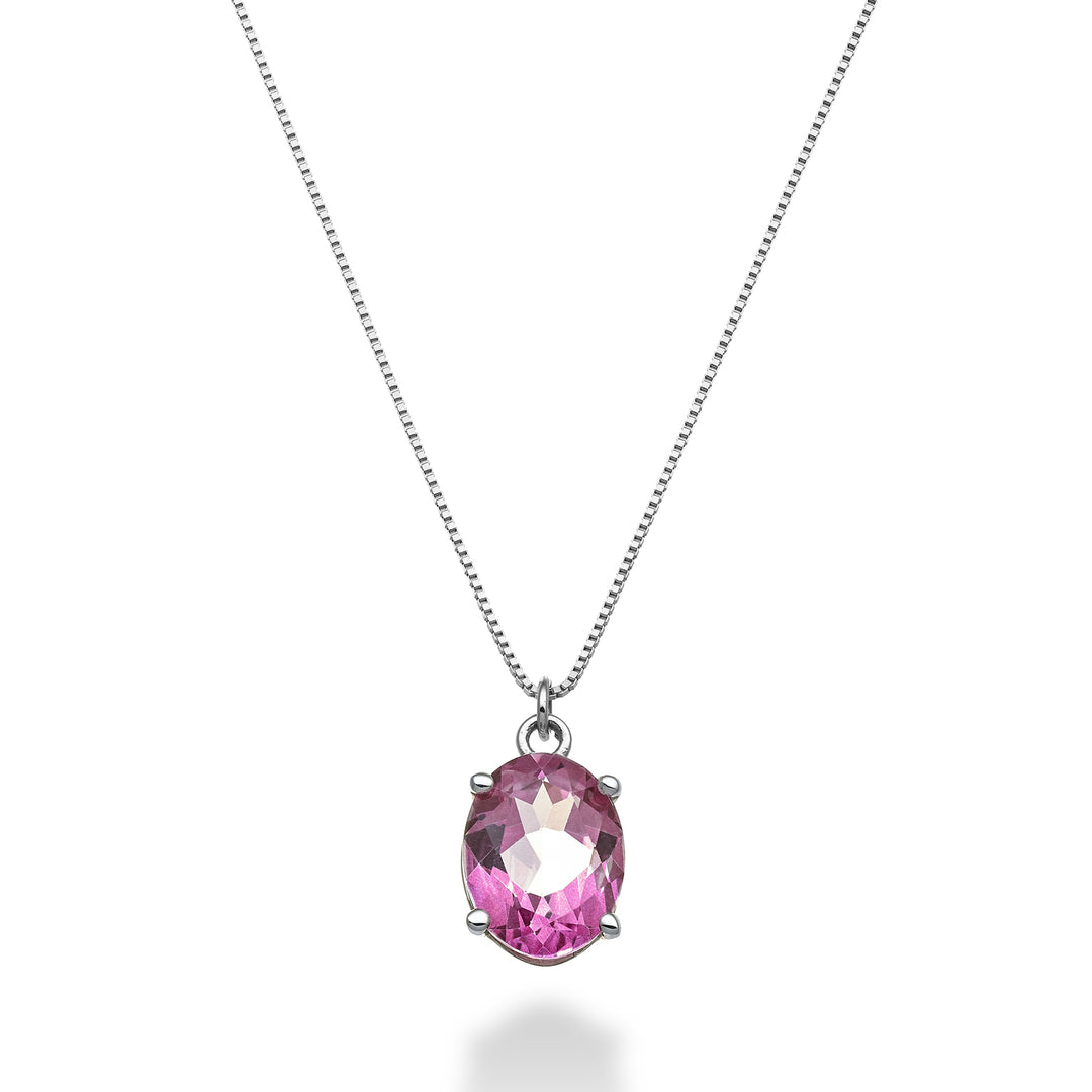 Mikiko cl 18k topaze rose ovale 9x7 ct.2,10 MD5143O4TPPK