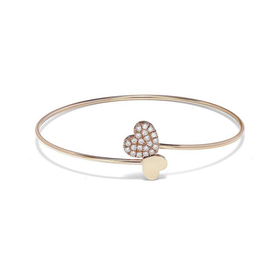 Golay slave bracelet love me large heart recessed BSCU100DI1-22013110028