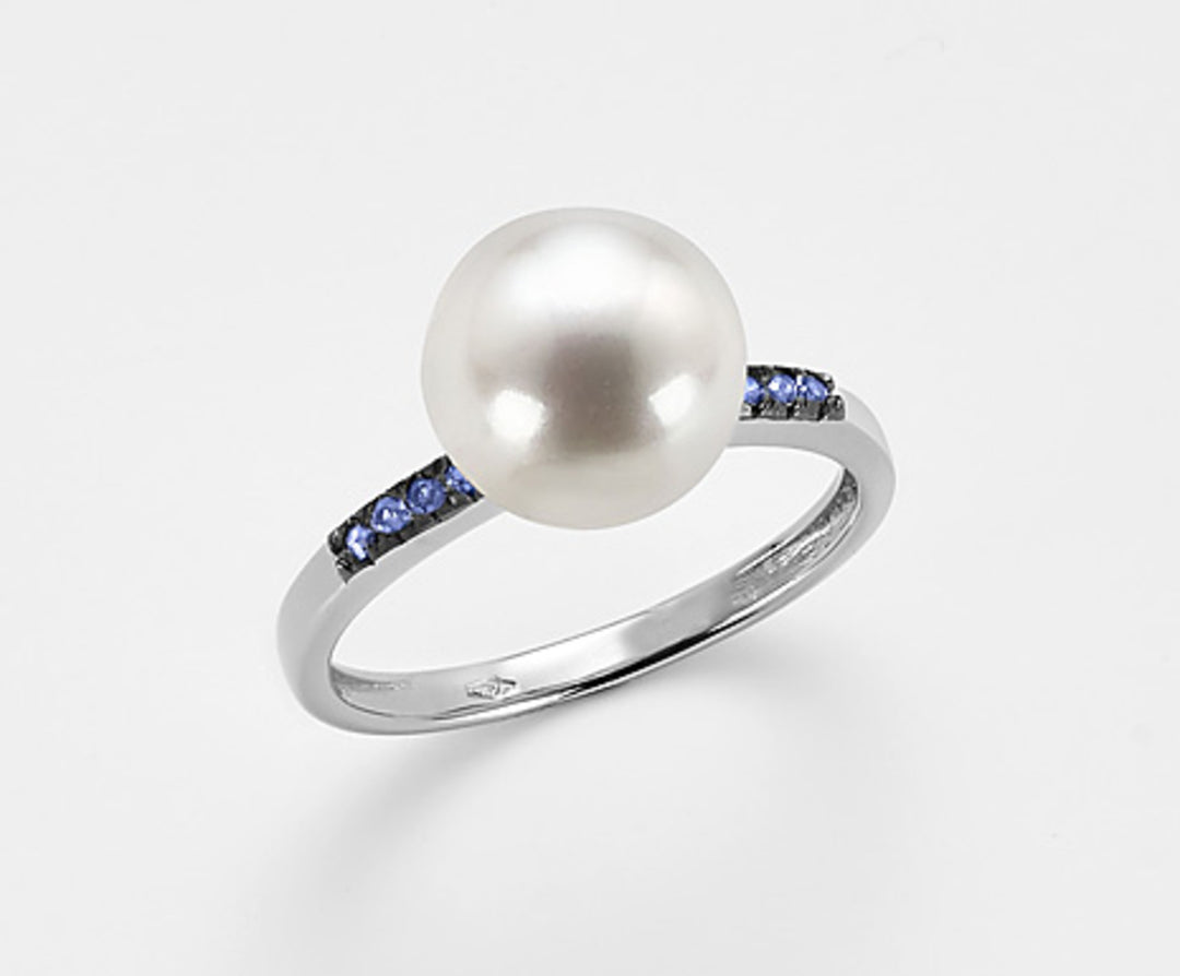 Mikiko an 18k fw 9,5/10 saphirs bleus 0,06 ct MA0798O7ZAFFBLU