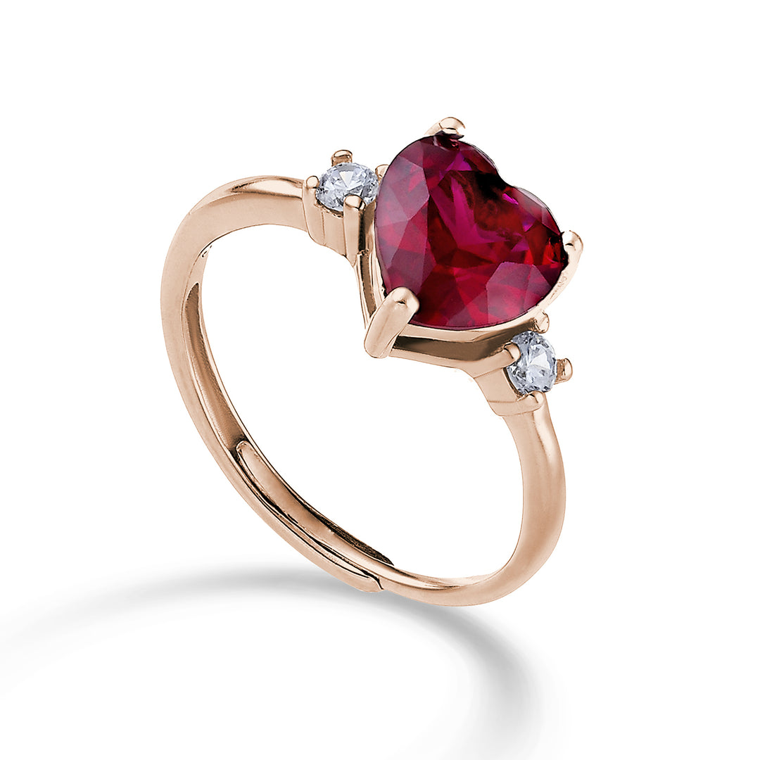 Nihama un bijou ag925 swarovski blanc et rouge NA7202A3RED00