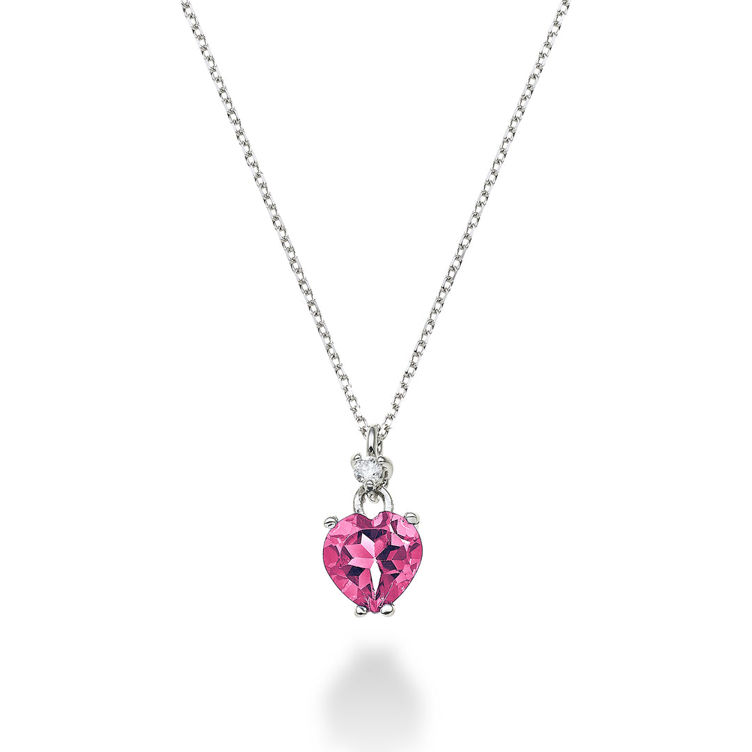 Nihama cl 18k rosa Topas Herz 6x6 ct.1,00 Durchm. ct.0,02 NPCL198DITPPK66O4