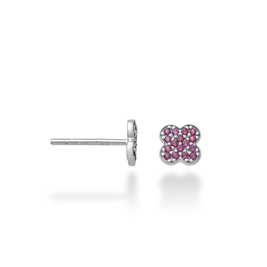 Nihama oder 18 Karat vierblättriges Kleeblatt-Rubin 0,20 ct NO5145O4RBR