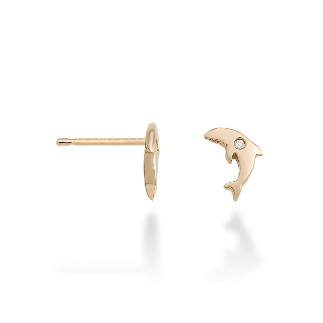 Mikiko ou dauphin 18 carats 0,02 ct or rose MO5116O3BR002
