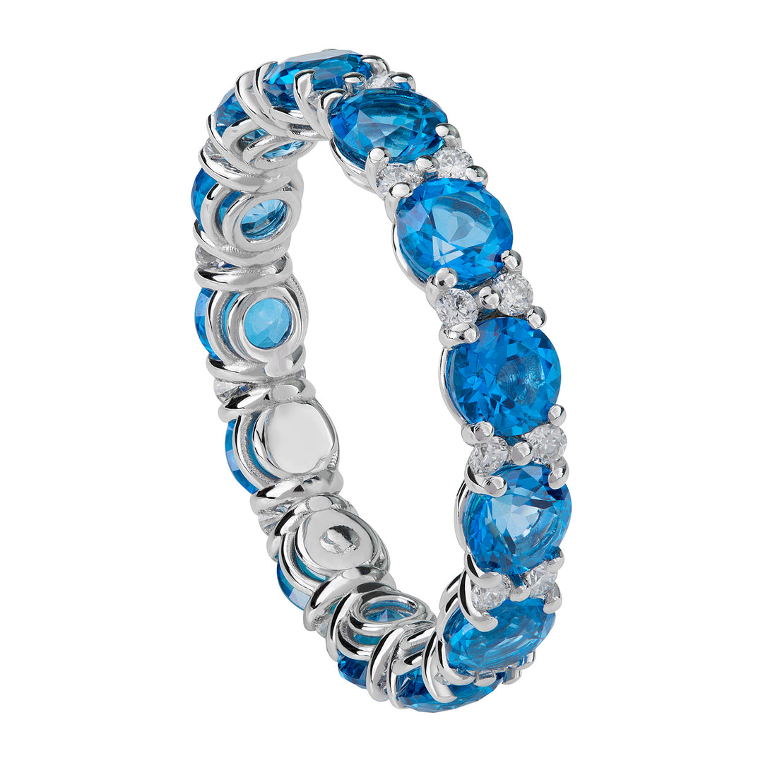Golay Eternity-Ring mit Kaschmirblautopas + Diamanten AET007250DITB-18094110002