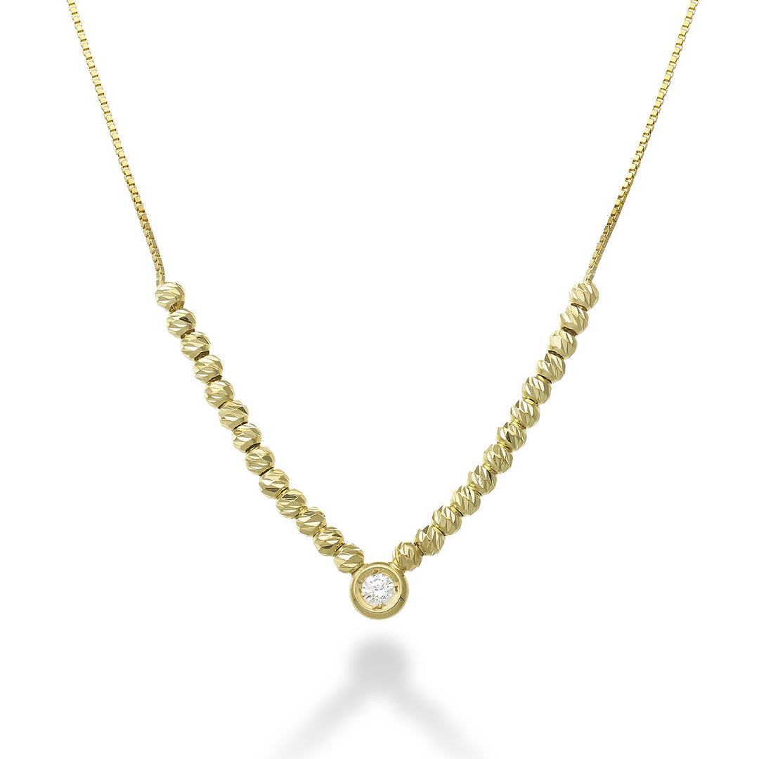 Nihama cl 18k ct.0.03 – verspiegelt – Gelbgold ND5038O1BR003