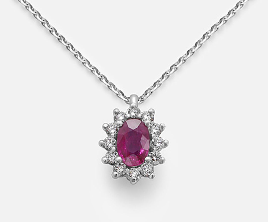 Nihama cl 9k ovaler Rubin 6x4 ct.0,40 Durchm. 0,23 ct ND5047R4RBC