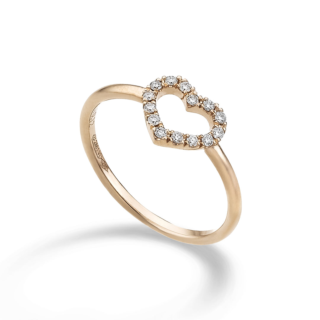 Bague Golay love me petit coeur en diamants AFCU004DI-22119110012