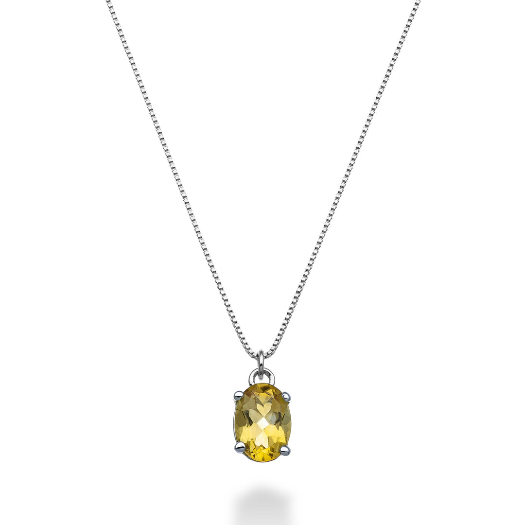 Nihama cl 18k citrino ovale 7x5 ct.0,60 ND5141O4CITR