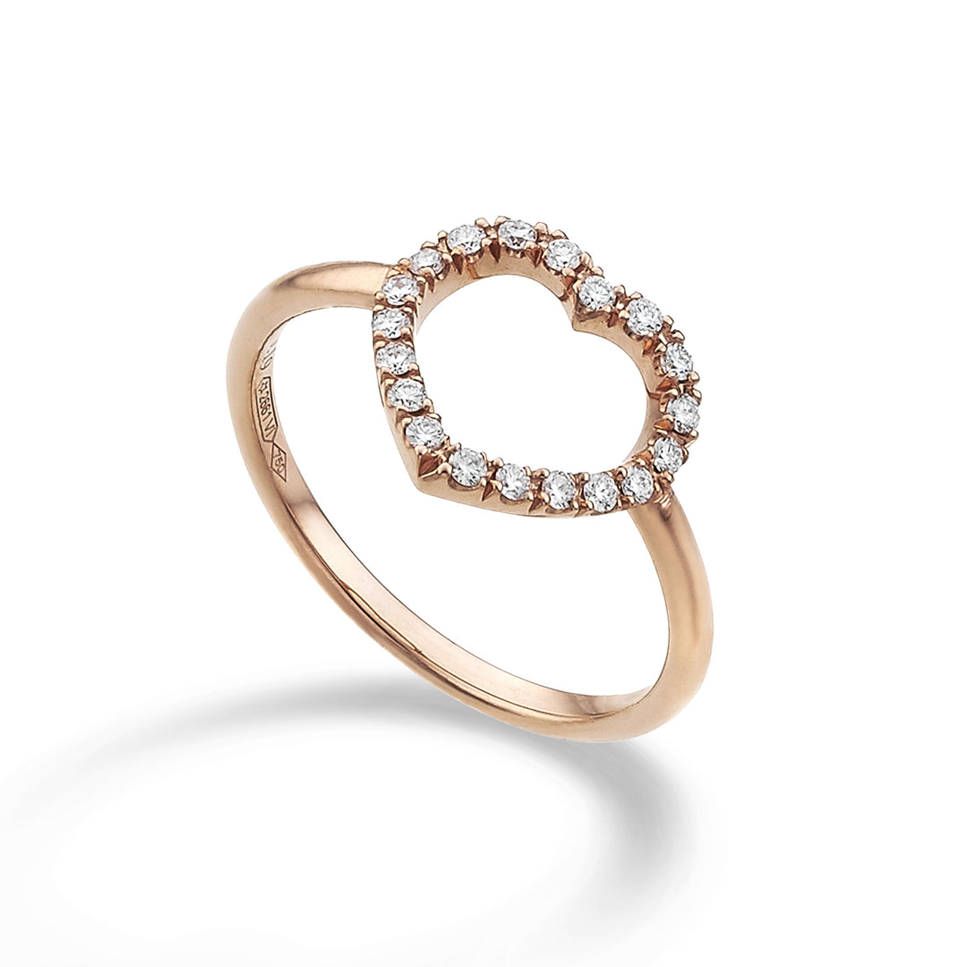 Golay anello amami cuore medio in diamanti AFCU003DI-21354110015
