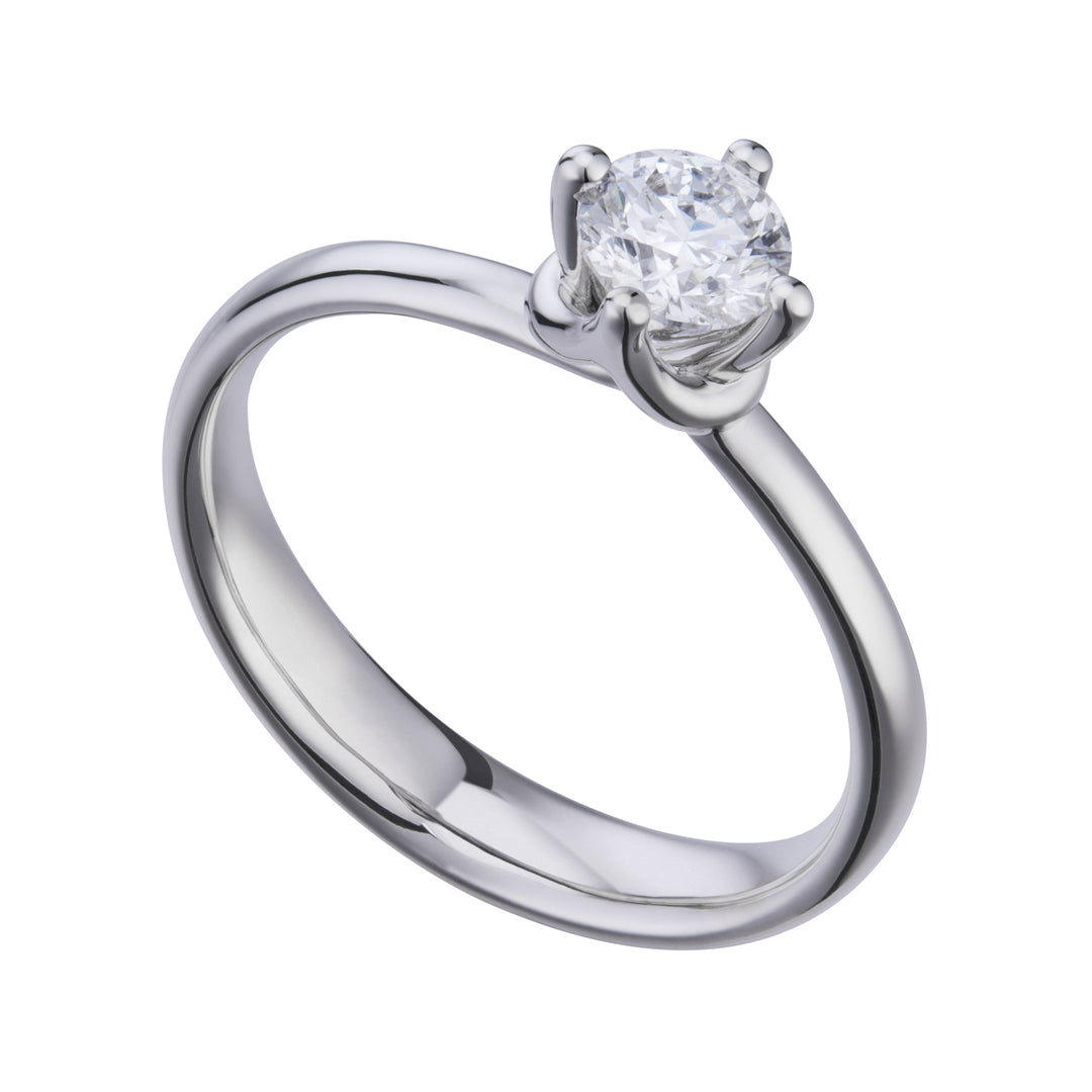 Golay solitaire ring with 4 prongs ASL041DI-21025110038