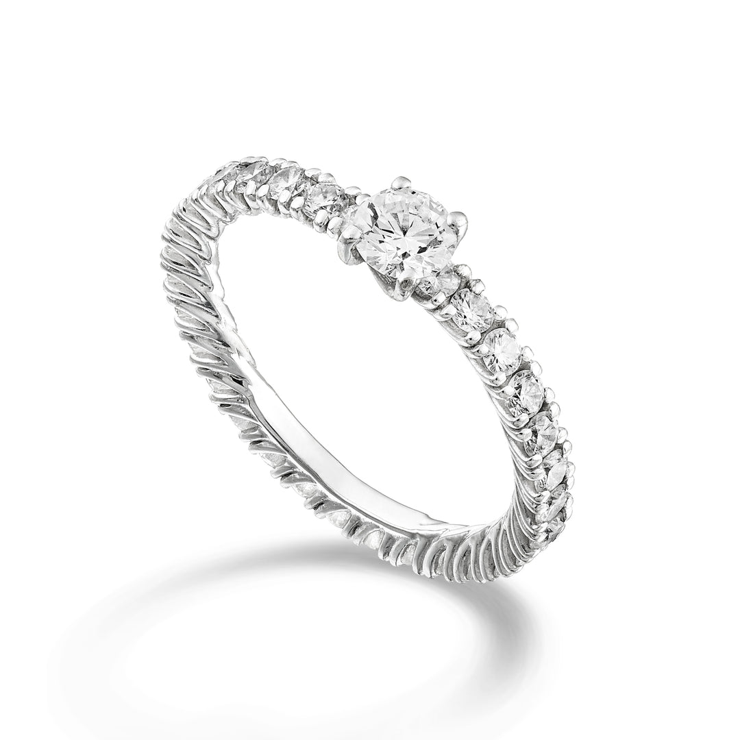 World Diamond Group linear eternity ring with 0.32ct cen ABRIN1460-24012110064