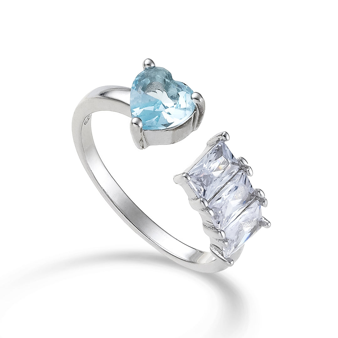 Nihama un bijou ag925 swarovski blanc et bleu clair NA7196A4AZZURRO