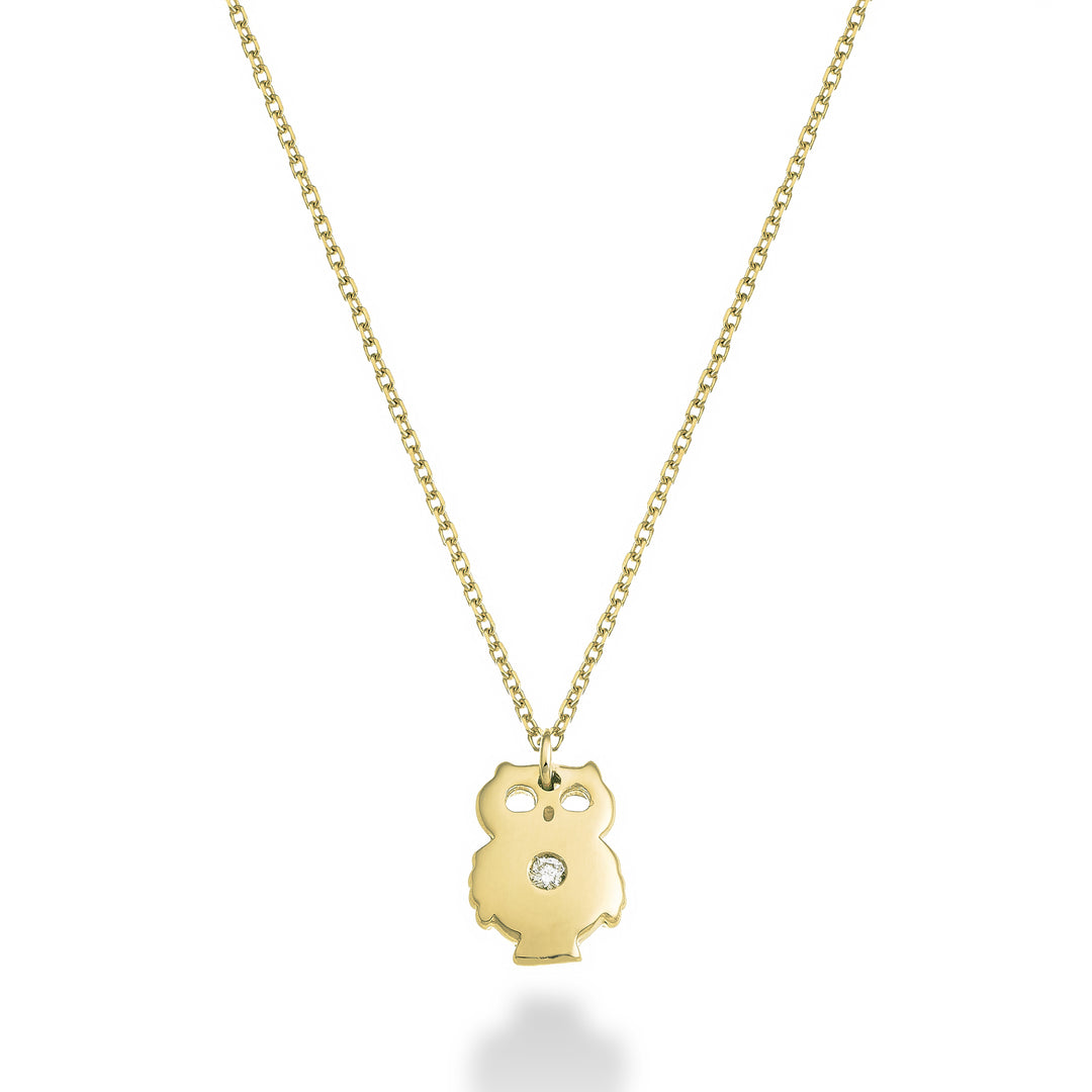 Nihama cl 18k gufo ct.0,01 oro giallo ND5132O1BR001