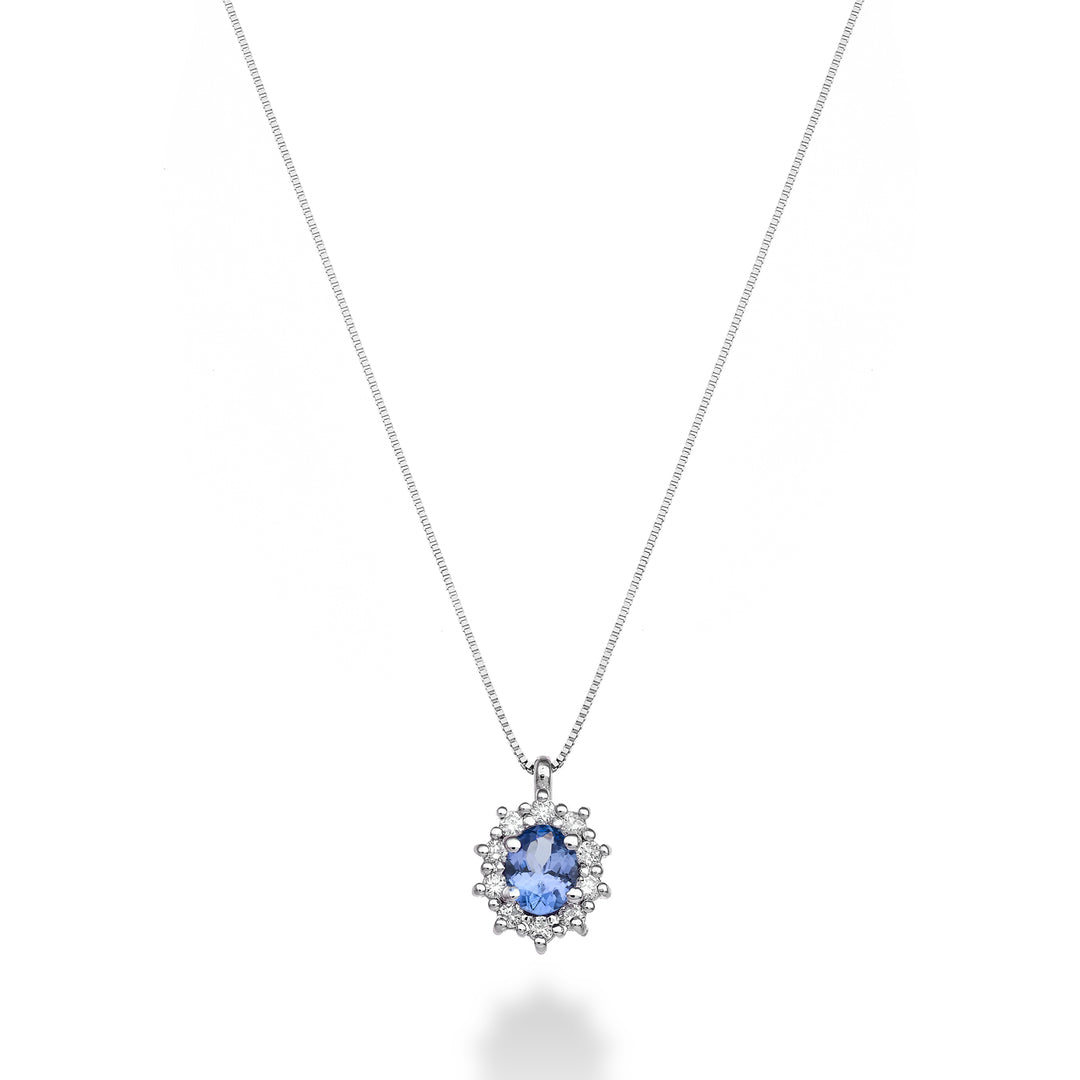 Nihama cl 18k ovaler Tansanit 4x3 ct.0,14 Durchm. ct.0,08 ND5125O4TZN