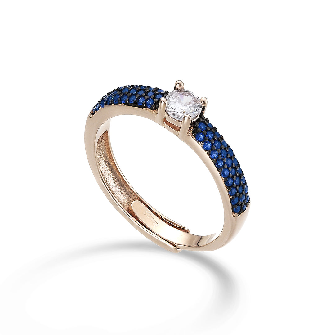 Mikiko un bijou ag925 swarovski bleu et blanc MA7185A3BLU0000