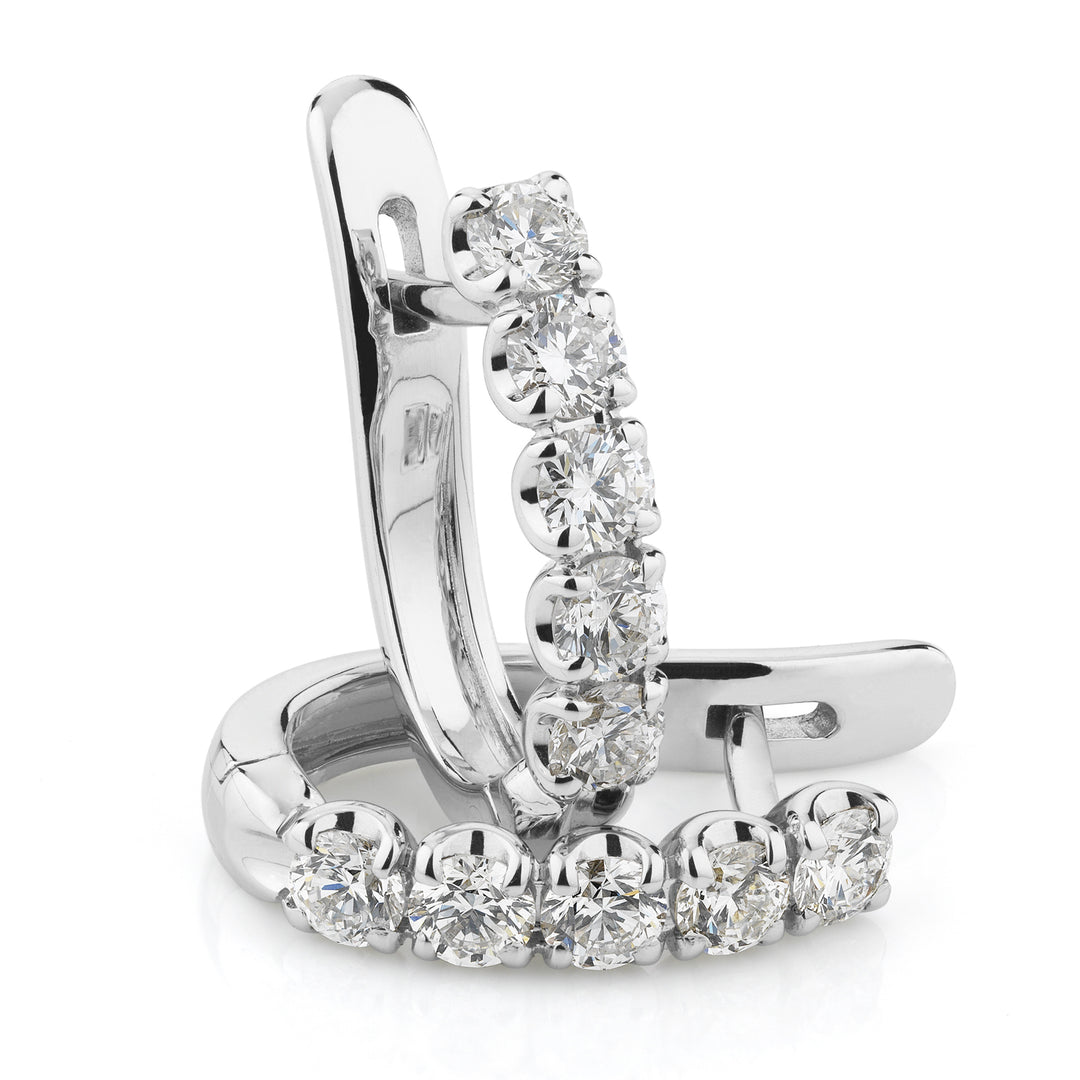 Golay oval earrings with diamonds ct. 0.40 OFP2211-12101110006
