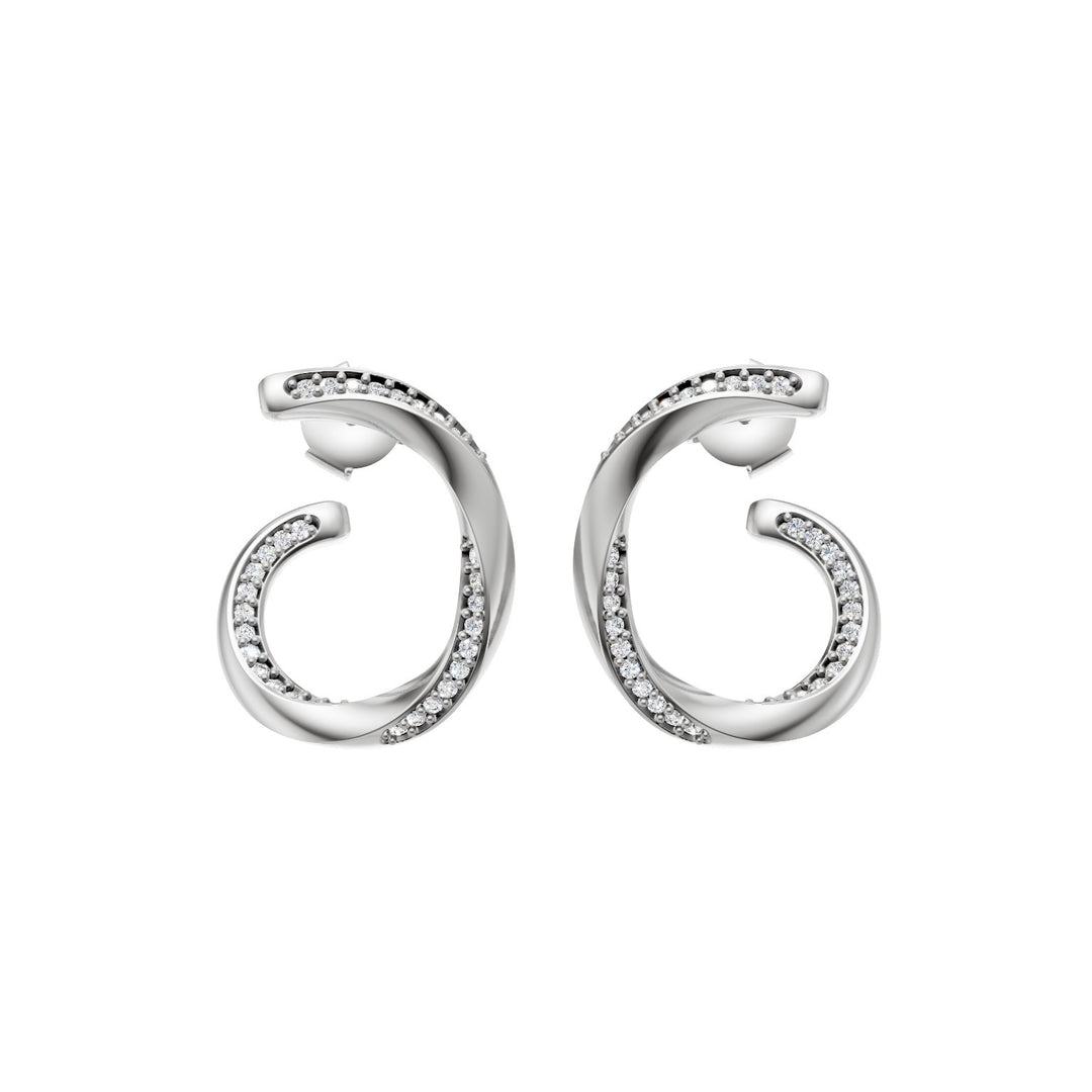 Golay orecchini amo new moon con diamanti in oro bianco OD623DB-25016110061